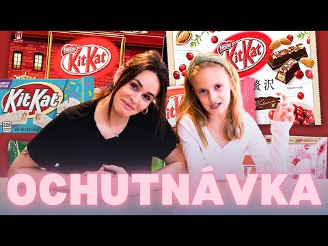 Ochutnali jsme s Nelinkou všechny druhy Kitkat!