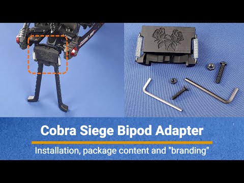  Cobra Siege Bipod Adapter Installation and Overview