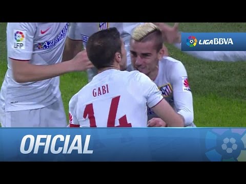 Buen gol de cabeza de Griezmann (1-1) en el Athletic Club - Atlético de Madrid - HD