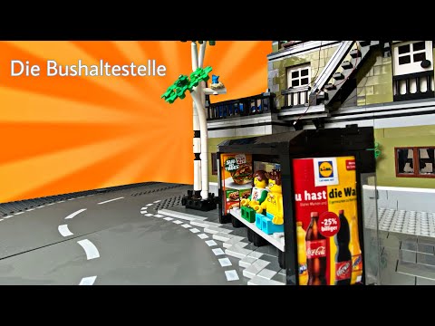 Lego-Stadt (Teil 40) Die Bushaltestelle