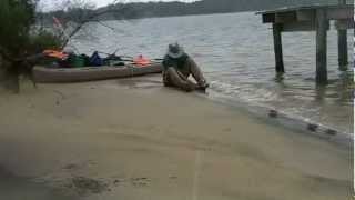 preview picture of video 'When Crocs attack... in Virginia... in a storm... all over a bobber'