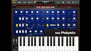Video thumbnail for KORG iPolysix - Surfing ALL The Presets - Great Synth - Demo for the iPad by The Sound Test Room