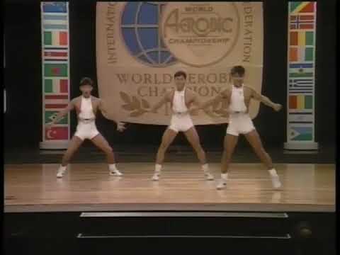 Kenichiro Nomura, Tsutomu Itokawa, Kiminari Hattori (Japan) | 1992 World Aerobic Championship