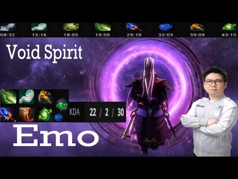 Emo Void Spirit Mid Gameplay Patch 7.31b - Dota 2 Full Gameplay player perspective