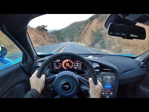 Thumbnail for 2021 McLaren 765LT POV Canyon Drive (3D Audio)(ASMR) by video, vide