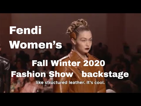 Fendi Women’s Fall Winter 2020 Fashion Show   backstage