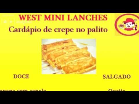 Crepe no Palito !! West Mini Lanches