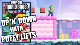 Super Mario Bros Wonder – Up n Down with Puffy Lifts - 100% All Wonder Seeds, Fl