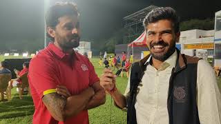 M Vijay meets S Badrinath in a Chennai Super Reunion