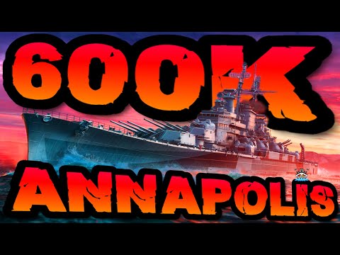 ANNAPOLIS WELTREKORD!! FAST 600.000 SCHADEN!!! im "500K Club" ⚓️ in World of Warships 🚢