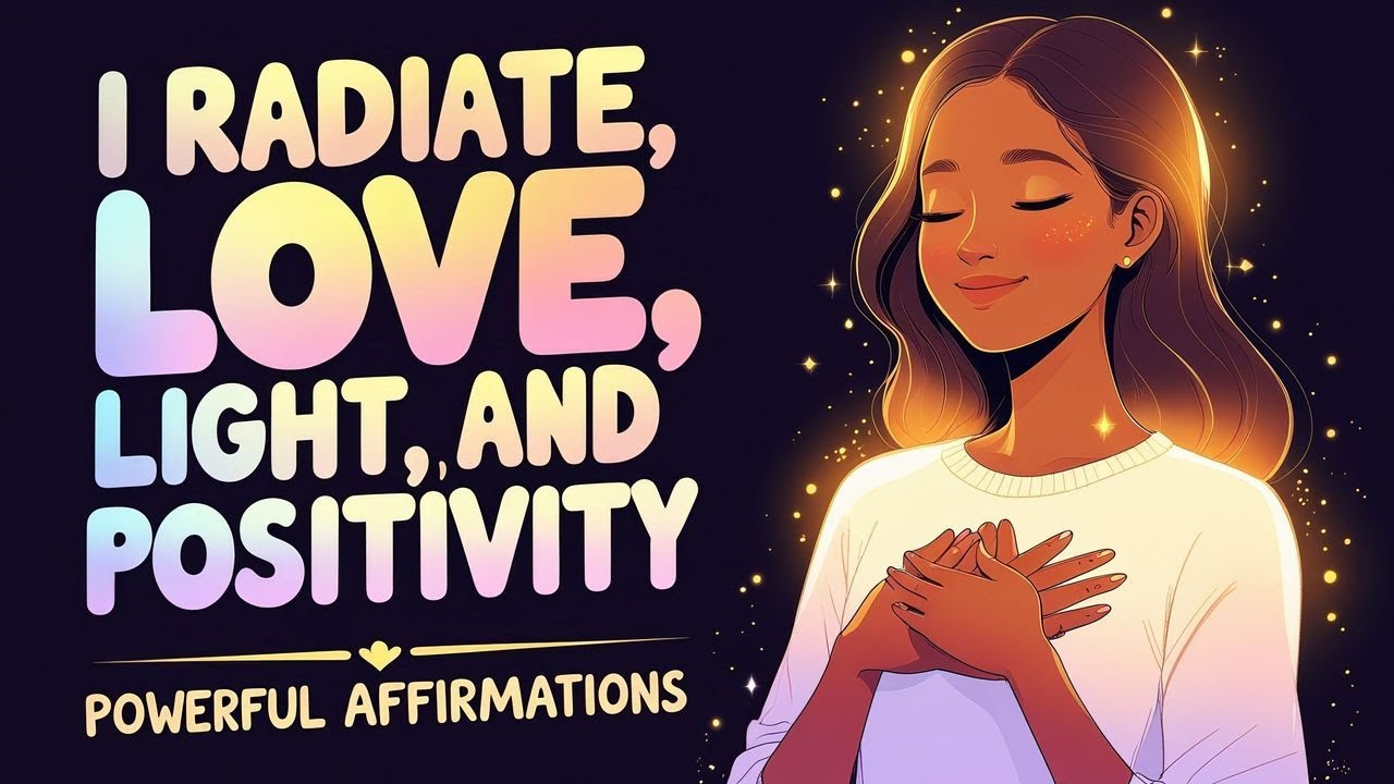 I Radiate Love, Light & Positivity 🌞Non-Stop Powerful Positive Affirmations to Brighten Your Day