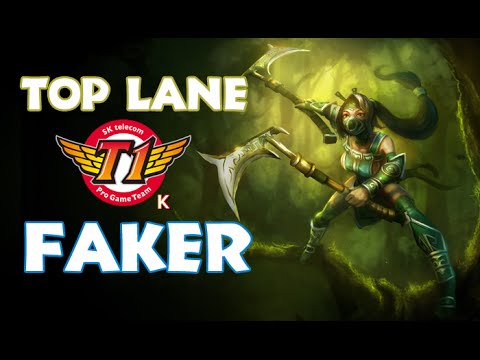 SKT T1 Faker - Akali vs Irelia (TOP LANE) Highlights - League of Legends