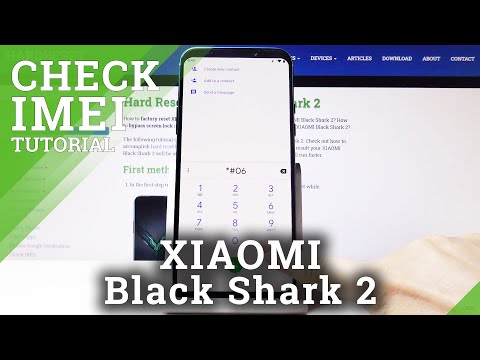 Locate IMEI Number in XIAOMI Black Shark 2 - Check Serial Number