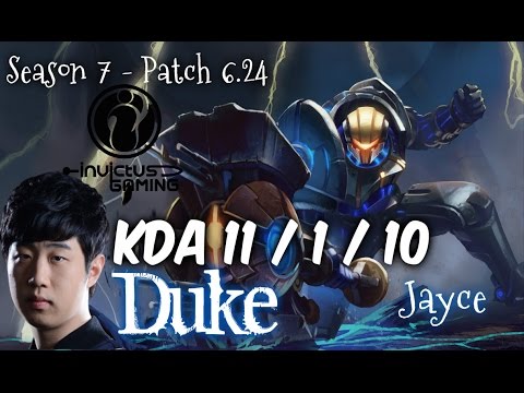 IG Duke JAYCE vs POPPY Top - Patch 6.24 KR Ranked