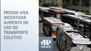 Prefeito de SP pede estudo para zerar a tarifa do ônibus municipal