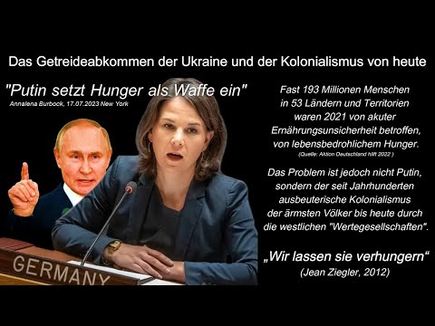 Burbock: Putin nutzt Hunger als Kriegswaffe