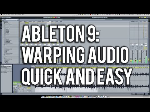 How to Warp Audio in Ableton Quick and Easy