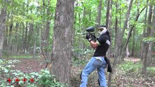 preview picture of video 'Paintball: Surprise attack from behind - DangerMan'