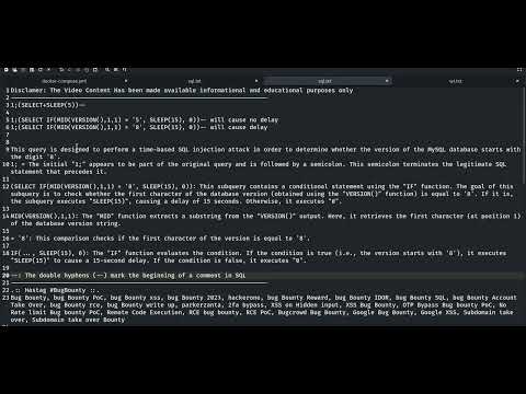 $5000 Bounty Time-Based SQL Injection Manual Exploitation | Bug Bounty POC | delays & Info retrieval