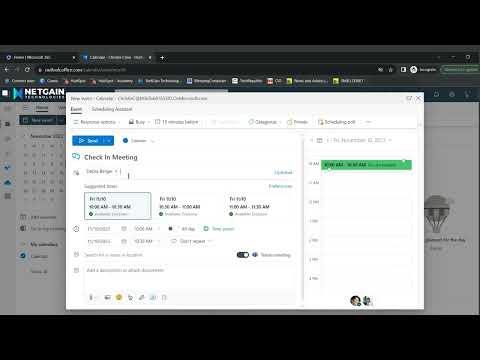 How To Schedule An Event/Meeting In Microsoft Outlook