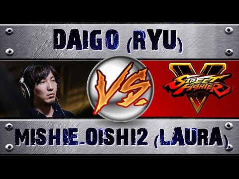 Street Fighter 5 DAIGO THE BEAST (RYU) VS MISHIE-OISHI2 (LAURA) PRO RANKED MATCH - VER 1.02 HD