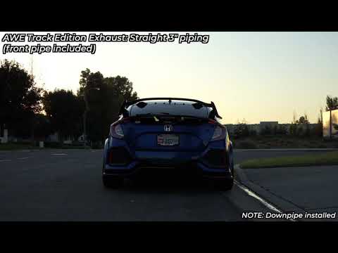 AWE Track Edition Exhaust System with Downpipe - Honda Civic Type R