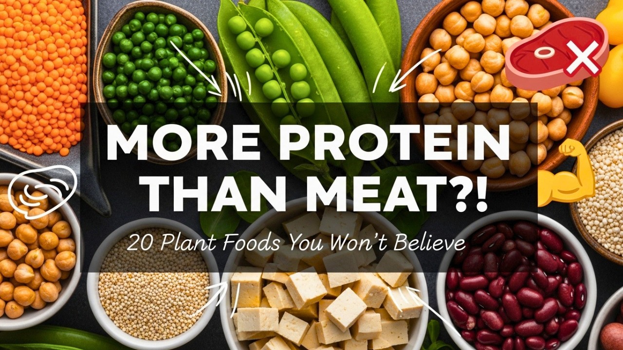 20 Plant-Based Protein Sources Higher Than Chicken (Backed by Science)