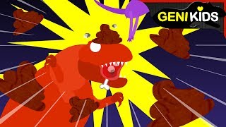 ▶Genikids Dino Movie◀ #15 DINOSAURS. Search of Whodunit POOP | Dinosaurs Short Cartoon for Kids