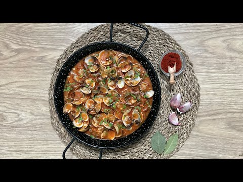 ALMEJAS O BERBERECHOS A LA MARINERA Receta Fácil Paso a Paso