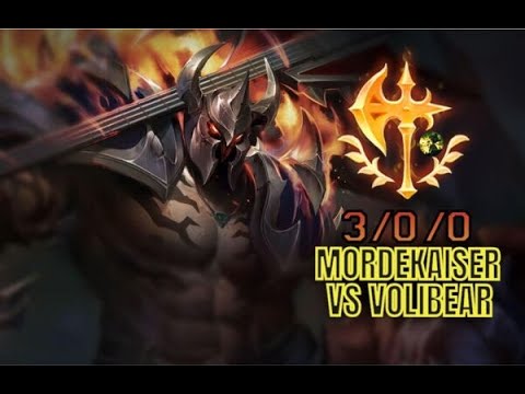 Mordekaiser TOP vs Volibear League Of Legends/Parche 10.16
