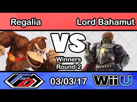 MFDGA 8 - Tie GUTS | Regalia (DK) vs Lord Bahamut (Ganondorf) Winners Round 2 - Smash Wii U