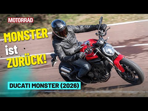 EXKLUSIV Ducati Monster (2026) im Test: Endlich zurück! Leichter, zugänglicher, wieder mehr Monster?