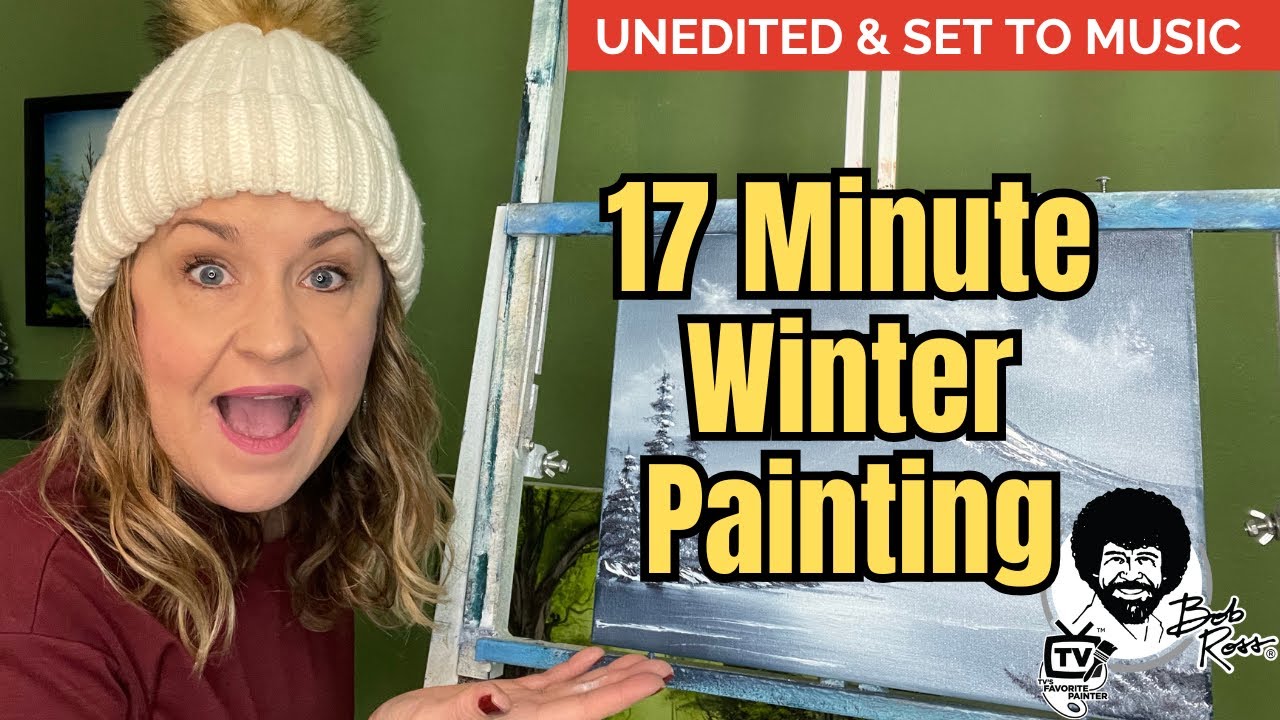 Learn to Paint Like BOB ROSS in 17 Minutes with Only 2 Colors