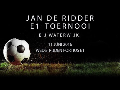 Jan de Ridder - E1 toernooi (juni 2016)