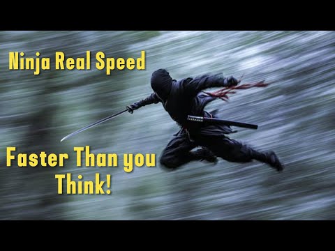Can Humans Move Like Ninjas?  Real Speed Tested! 速さ