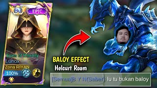 BALOY EFFECT "LU TU BUKAN BALOY" 🤣|| GAMEPLAY LUNOX VS HELCURT‼️BEST BUILD LUNOX - MLBB
