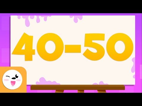 Guess the numbers from 40 to 50 - Learn to read and write numbers from 1 to 100