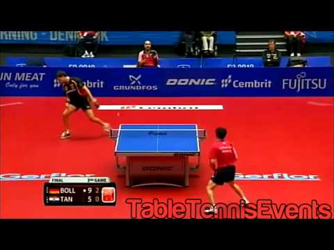 Timo Boll Vs Tan Ruiwu: Final [European Championship 2012]