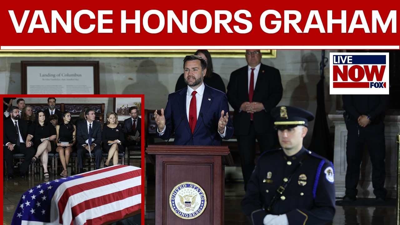 Vance speaks at honor ceremony for Lindsey Graham
