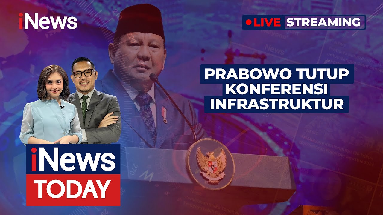 🔴LIVE Prabowo Tutup Konferensi Infrastruktur Internasional 2025 | iNews Today | 13/06