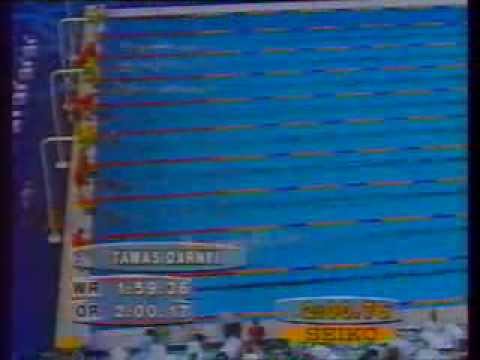 Darnyi Tamás és Czene Attila a 200m vegyesúszás döntőjében,Barcelona,1992