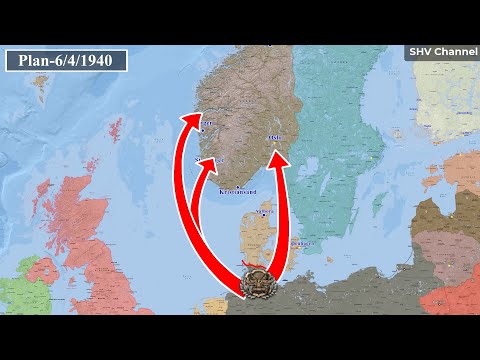 The Invasion Of Denmark And Norway (8 April - 10 June 1940) - Operation Weserübung,WW2 #norway #ww2