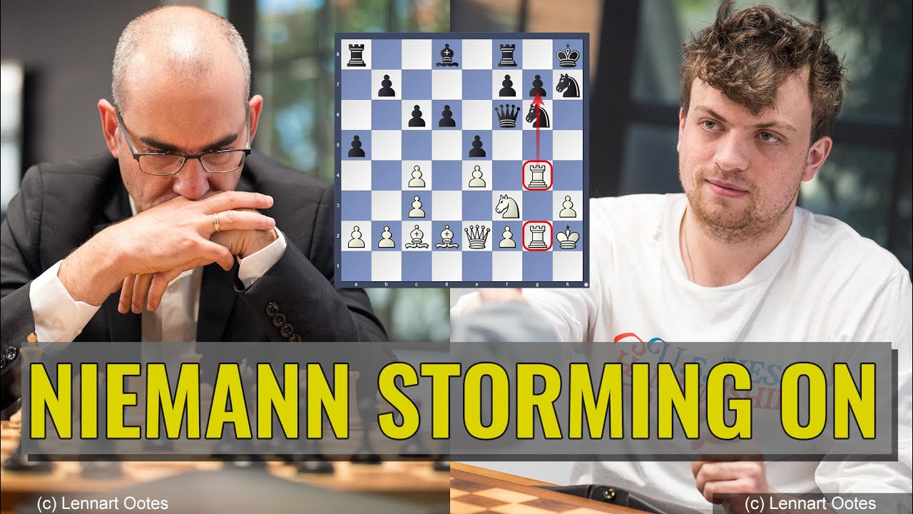 Niemann storming on | Hans Niemann vs Leinier Dominguez | US Championships 2024