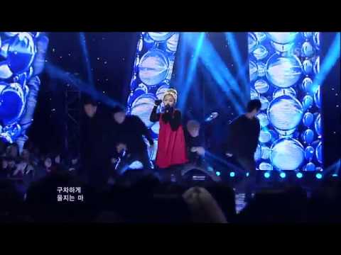 1 2 3 4 @ Lee Hi Live Inkigayo 16th December