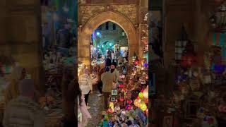 Khan Al-Khalili Grand Bazaar in Cairo, Egypt. #walkingtour #cairo #grandbazaar #ramadan