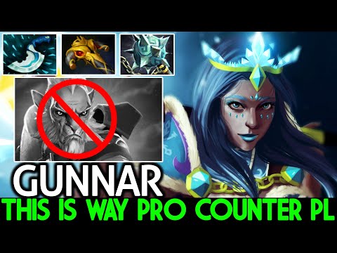GUNNAR [Crystal Maiden] This is Way Pro Counter PL Unexpected Mid Dota 2