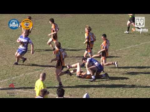 2016 ICRL Round 9 U18's Highlights - Thirroul Butchers Vs Helensburgh Tigers