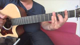 Love - Musiq Soulchid acoustic guitar tutorial bass line and chords