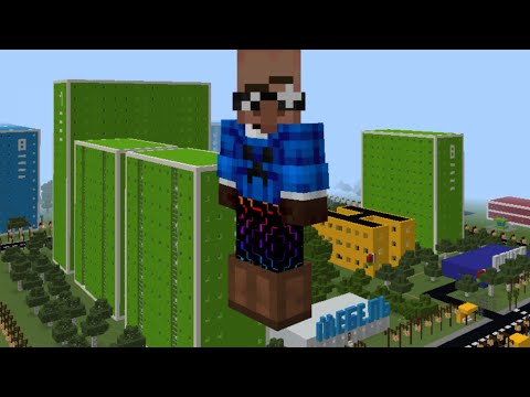 Обзор на мой город в Майнкрафте