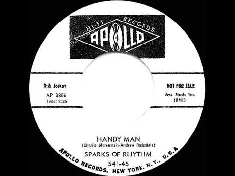 1st RECORDING OF: Handy Man - Sparks Of Rhythm (1956)